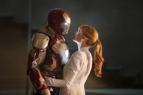 Zade Rosenthal/MarvelIron Man (Robert Downey Jr.) and Pepper Potts (Gwyneth Paltrow) in "Iron Man 3."