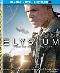 Elysium Blu Ray cover